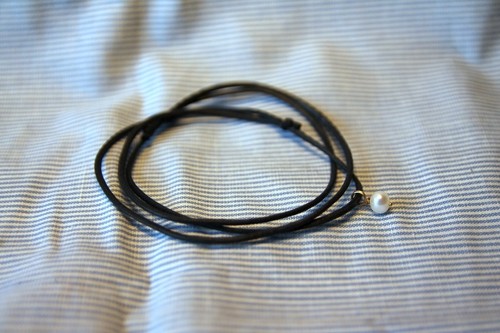 Girocollo con perla naturale - , e