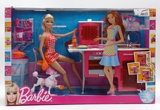 2010 glam kitchen barbie set - kitchen,