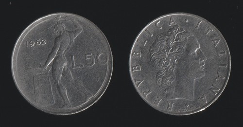 Lire 1962 vulcano italia - 50,