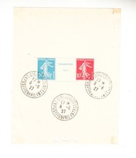 FRANCIA 1927 raro foglio NH