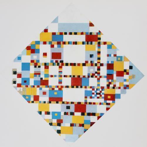 Piet mondrian bookplate stampa - piet,