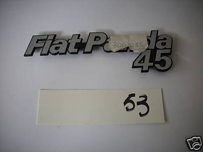 Scritta fregio targhetta - scritta, fiat