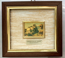 QUADRETTO FOGLIA D'ORO 23 KT