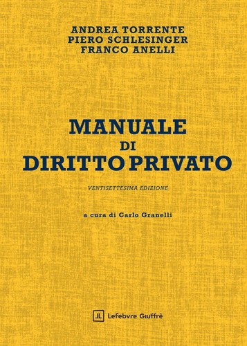 Manuale diritto privato - manuale, di