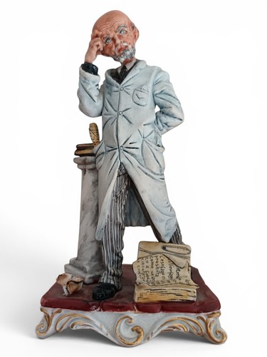 Capodimonte statua dottore - capodimonte,
