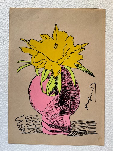 Andy warhol disegno - su, carta