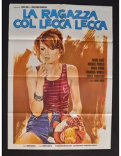 manifesto LA RAGAZZA COL LECCA LECCA nadia verine wimille dany perello A482