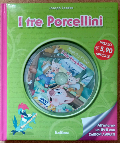 Libro bambini tre porcellini - libro,