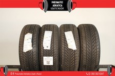 4 PNEUMATICI NUOVI GOODYEAR 205/55 R16 INVERNALE DOT 2018 RIMANENZA