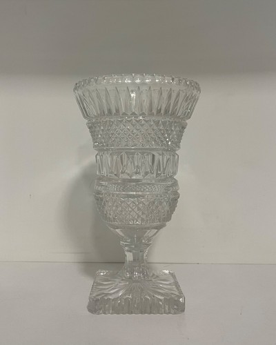 Vaso cristallo decorato - in,