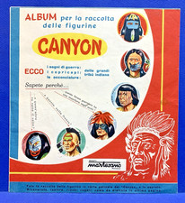 Album figurine CANYON I.D.A.M. Martesano 1955 quasi COMPLETO ECCELLENTE EDICOLA