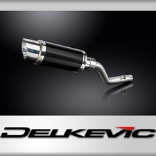 Suzuki DR350 1990-1999 Kit tanica silenziatore scarico carbonio tondo 200 mm