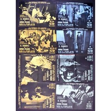 lotto di 16 fotobuste IL DIARIO DI ANNA FRANK ebrea amsterdam stevens george F18