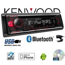 Kenwood KDC-BT510U Autoradio Bluetooth Lettore CD MP3 USB AUX Radio Vivavoce