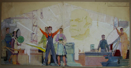 Quadro monumentale sovietico