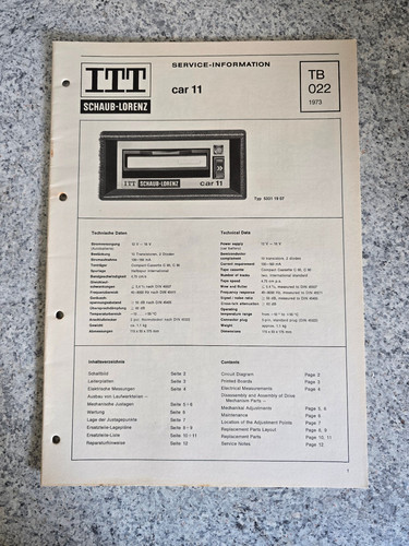 Manuale servizio originale - manuale,