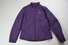 Napapijri GIACCA viola prugna taglia XL donna pile foderato cuciture nastrate