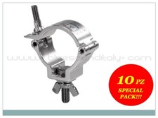 10X 10PZ PROTRUSS C6011A CLAMP GANCIO ALISCAF ALLUMINIO TRALICCI LUCI AMERICANA 