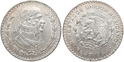 Messico mexico peso 1966 - mexico,