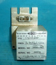 Systron Donner SDYX-3000-103 YIG Oscillatore sintonizzato 7,9-12,5 MHz