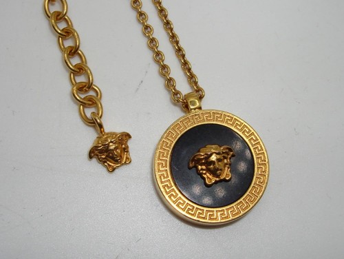 Collana medaglione versace - medaglione,