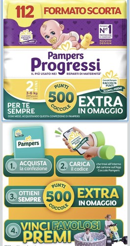 Pampers progressi mini taglia - pampers,