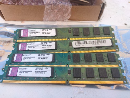 Ram ddr2 kingston 4x2gb - ram,