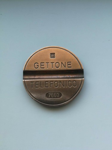 Gettone telefonico 7603 raro - telefonico,