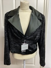 Giacca Fonna In Eco Astrakan E Raso