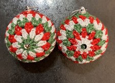 2 palline di Natale grandi