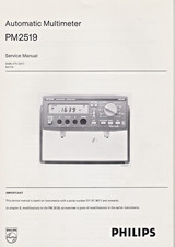 Philips PM2519 Multimetro