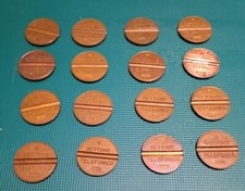 🤑 lotto di 16 Gettoni Telefonici Vari marchi. Gettone Telefonico X16