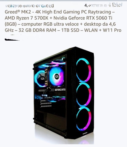 Gaming fisso - pc,