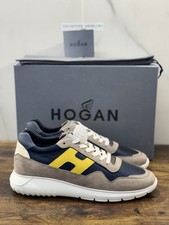 Hogan Interactive 3 Pelle Grey  Blu Casual Hogan Uomo 40.5