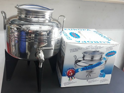 Fusto olio litri inox 10 - fusto, 5