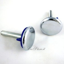 Tappo copriforo cromato Coppia tappi per lavandino lavabo lavello cromati lucidi
