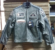 Leather Jacket Cafè Racer - Giacca Pelle Vintage Cafè Racer