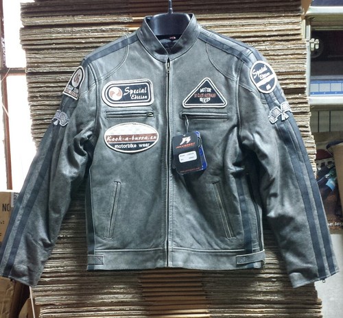 Leather jacket cafè - racer,