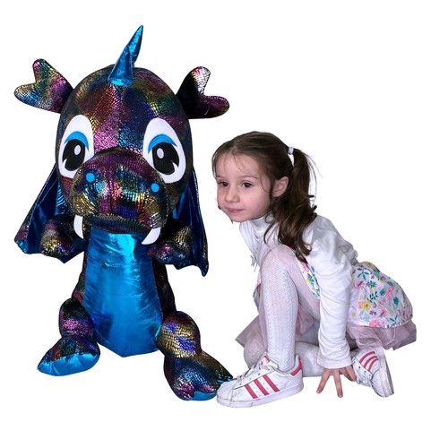 Gigante peluche drago draco - gigante,