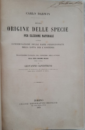 Carlo darwin sulla origini - carlo,