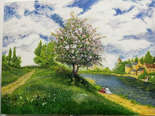 Quadro moderno confidenze - quadro,