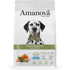 Amanova - Cibo Secco Cani Adulti, Coniglio, 2Kg 