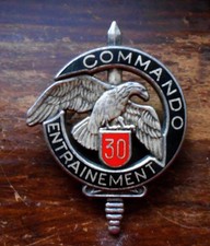 insigne CEC 30 entrainement commando BONIFACIO