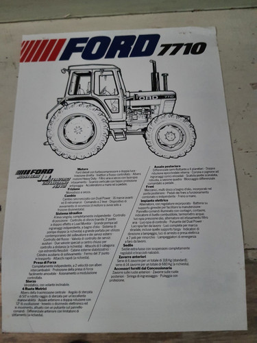 Ford 7710 trattore depliant - ford,