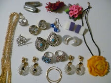 ORECCHINI ANELLI SPILLE CIONDOLI VARI SGOMBERO NEGOZIO BIGIOTTERIA BIJOUX USATI
