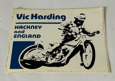 Adesivo Vintage Vic Harding - Hackney & England Speedway Rider