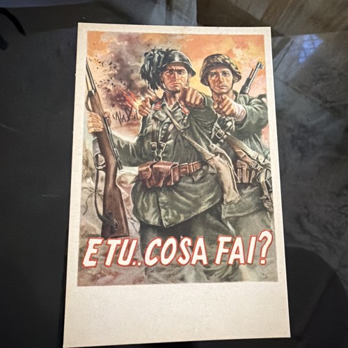 Cartolina militare rsi i - cartolina,