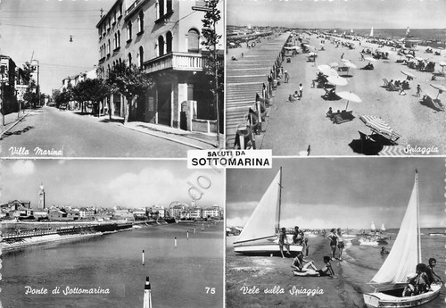 Cartolina sottomarina vedute - cartolina,