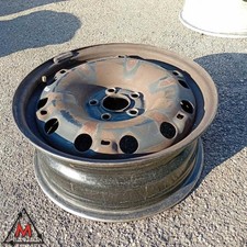 Cerchio in ferro 6Jx15 5x100 ET38 per VOLKSWAGEN POLO MK4 9N usato (112059)
