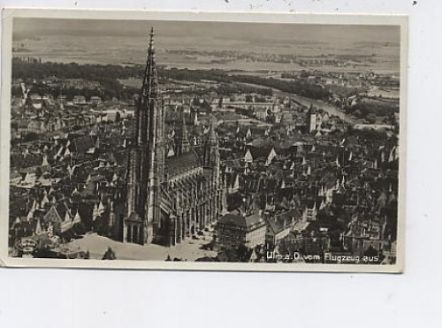 Ulm dall aereo - ulm, a.d.